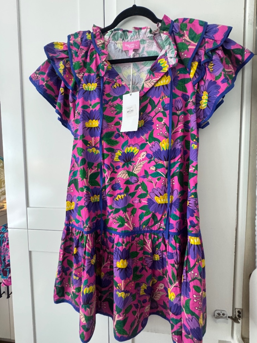 NWT Sincerely Ours mini dress in Floral Fairytale Print